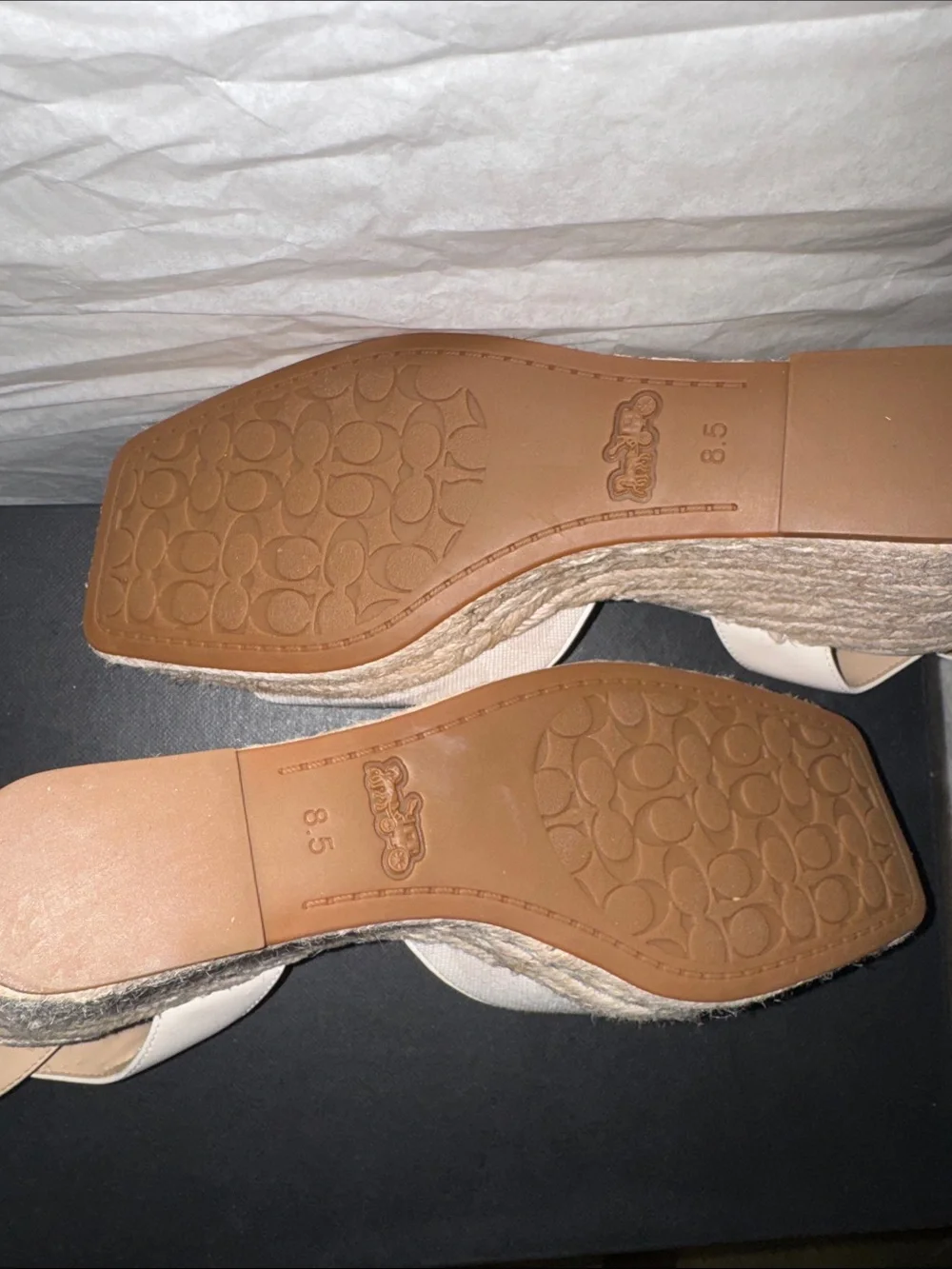 Coach wedge espadrille